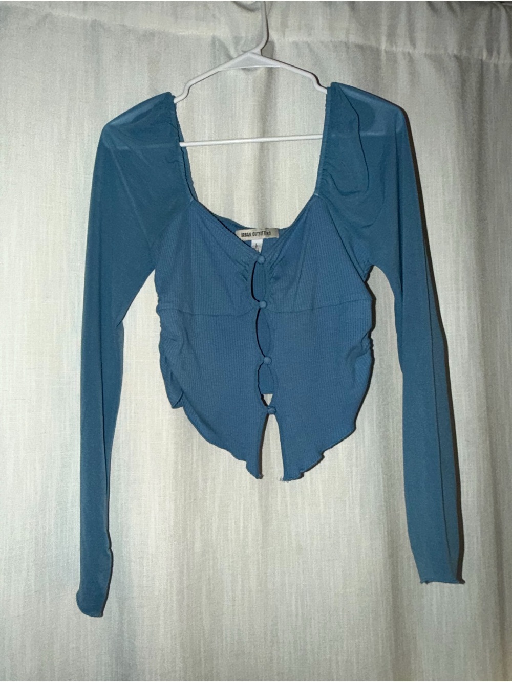 Urban Outfitters Blue Butterfly Top